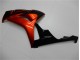 Orange Noir Carénage Honda CBR 1000 RR 2006-2007 Orange Noir Carénage Honda CBR 1000 RR 2006-2007