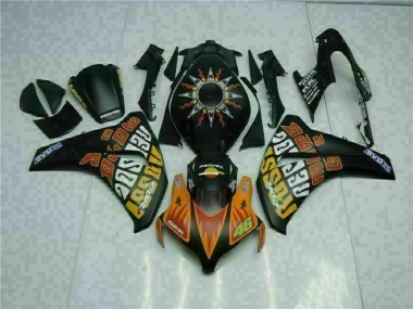 Orange Noir Carénage Honda CBR 1000 RR 2008-2011