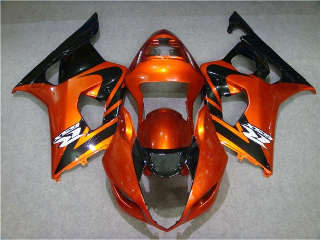 Orange Noir Carénage Suzuki GSXR 1000 K3 2003-2004 Orange Noir Carénage Suzuki GSXR 1000 K3 2003-2004