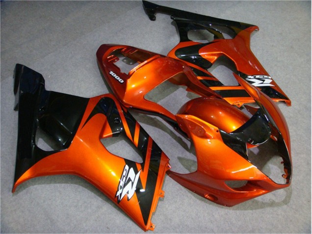 Orange Noir Carénage Suzuki GSXR 1000 K3 2003-2004 Orange Noir Carénage Suzuki GSXR 1000 K3 2003-2004