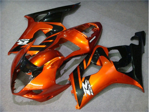 Orange Noir Carénage Suzuki GSXR 1000 K3 2003-2004 Orange Noir Carénage Suzuki GSXR 1000 K3 2003-2004