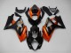 Orange Noir Carénage Suzuki GSXR 1000 K7 2007-2008 Orange Noir Carénage Suzuki GSXR 1000 K7 2007-2008
