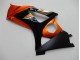 Orange Noir Carénage Suzuki GSXR 1000 K7 2007-2008 Orange Noir Carénage Suzuki GSXR 1000 K7 2007-2008