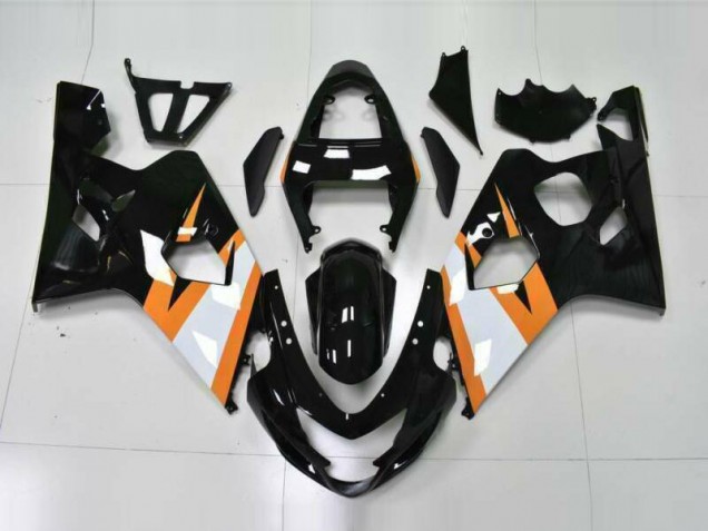 Orange Noir Carénage Suzuki GSXR 600 / 750 K4 2004-2005 Orange Noir Carénage Suzuki GSXR 600 / 750 K4 2004-2005