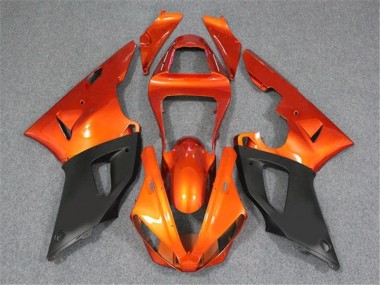 Orange Noir Carénage Yamaha R1 2000-2001