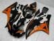 Orange Noir Carénage Yamaha R6 2006-2007 Orange Noir Carénage Yamaha R6 2006-2007