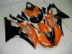 Orange Noir Carénage Yamaha R6 2008-2016 Orange Noir Carénage Yamaha R6 2008-2016