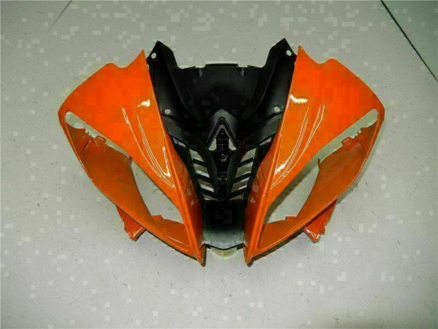 Orange Noir Carénage Yamaha R6 2008-2016 Orange Noir Carénage Yamaha R6 2008-2016