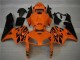 Orange Noir Carénages Honda CBR 600 RR 2005-2006 Orange Noir Carénages Honda CBR 600 RR 2005-2006