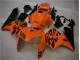 Orange Noir Carénages Honda CBR 600 RR 2005-2006 Orange Noir Carénages Honda CBR 600 RR 2005-2006