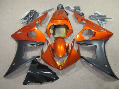 Orange Noir Carénages Yamaha R6 2003-2005