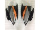 Orange Noir Carénages Yamaha R6 2006-2007 Orange Noir Carénages Yamaha R6 2006-2007