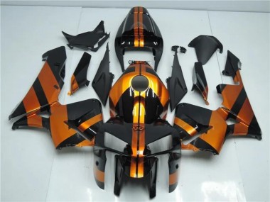 Orange Noir Kit Carénages Honda CBR 600 RR 2005-2006