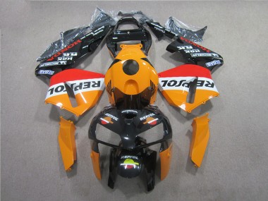Orange Noir Repsol Carénage Honda CBR 600 RR 2005-2006