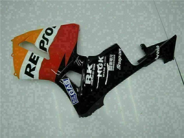 Orange Noir Repsol Carrosserie Honda CBR 600 RR 2005-2006 Orange Noir Repsol Carrosserie Honda CBR 600 RR 2005-2006