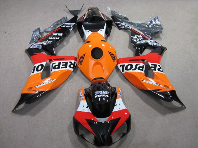 Orange Repsol Carénage Honda CBR 1000 RR 2006-2007 Orange Repsol Carénage Honda CBR 1000 RR 2006-2007