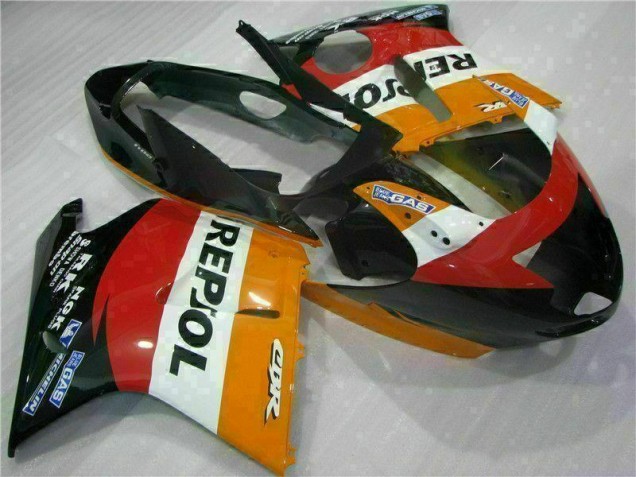 Orange Repsol Carénage Honda CBR 1100 XX 1996-2007 Orange Repsol Carénage Honda CBR 1100 XX 1996-2007