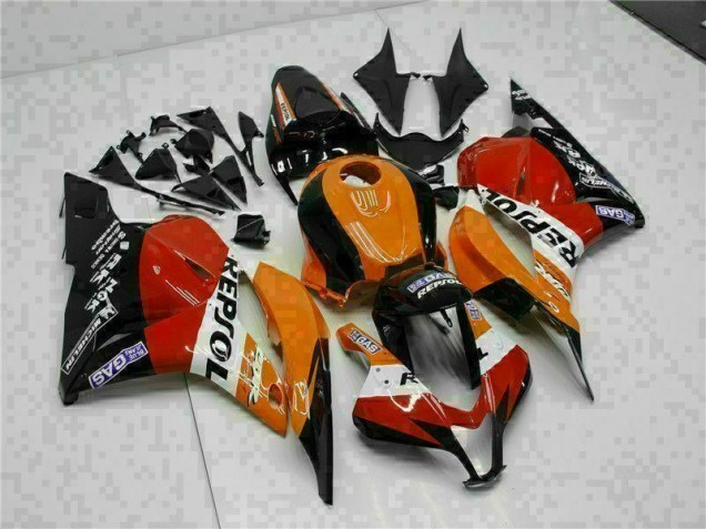 Orange Repsol Carénage Honda CBR 600 RR 2009-2012 Orange Repsol Carénage Honda CBR 600 RR 2009-2012