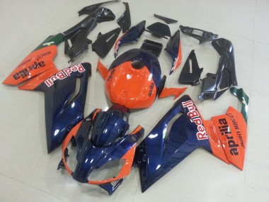 Orange et Bleu Foncé Carénage Aprilia RS 125 2006-2011