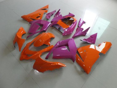 Orange et Rose Carénage Kawasaki ZX10R 2003-2005