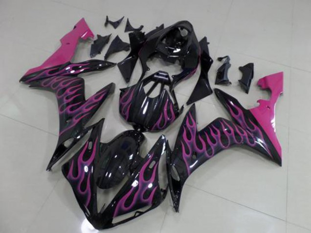 Rose Flamme Carénage Yamaha R1 2004-2006 Rose Flamme Carénage Yamaha R1 2004-2006