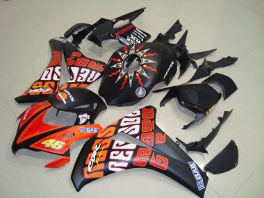 Rossi Noir Mat Carénage Honda CBR 1000 RR 2008-2011