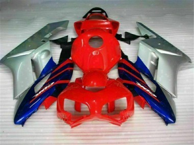 Rouge Argent Bleu Carénage Honda CBR 1000 RR 2004-2005