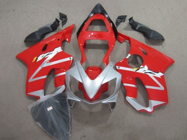 Rouge Argent Carénage Honda CBR 600 F4i 2001-2003
