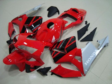 Rouge Argent Carénage Honda CBR 600 RR 2003-2004