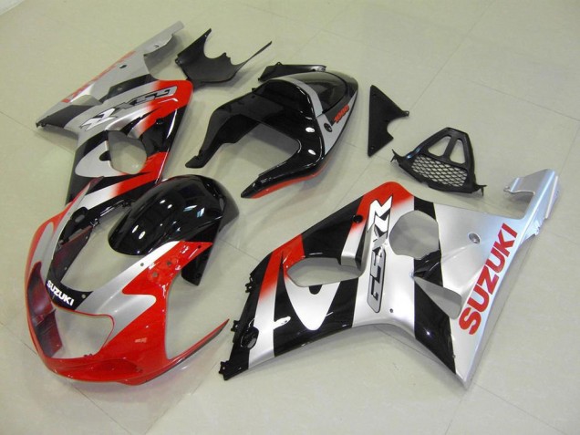 Rouge Argent Carénage Suzuki GSXR 1000 K1 2000-2002 Rouge Argent Carénage Suzuki GSXR 1000 K1 2000-2002