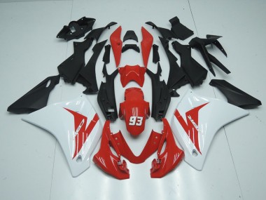 Rouge Blanc 93 Carénage Honda CBR 125 R 2011-2013
