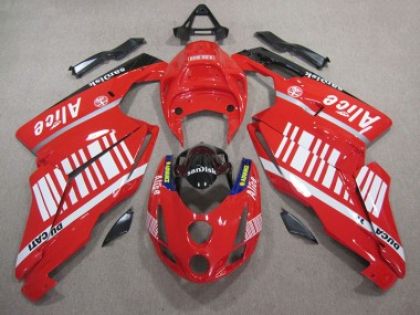 Rouge Blanc Alice Sandisk Carénage Ducati 749 2005-2006