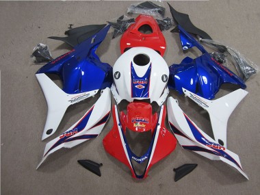 Rouge Blanc Bleu HRC Carénage Honda CBR 600 RR 2009-2012