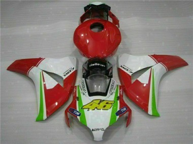 Rouge Blanc Carénage Honda CBR 1000 RR 2008-2011