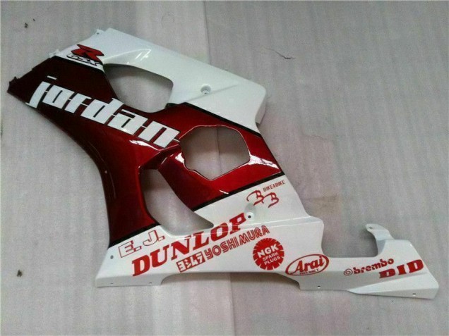 Rouge Blanc Carénage Suzuki GSXR 1000 K3 2003-2004 Rouge Blanc Carénage Suzuki GSXR 1000 K3 2003-2004