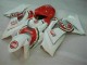 Rouge Blanc Carénage Suzuki GSXR 1000 K7 2007-2008 Rouge Blanc Carénage Suzuki GSXR 1000 K7 2007-2008
