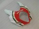 Rouge Blanc Carénage Suzuki GSXR 1000 K7 2007-2008 Rouge Blanc Carénage Suzuki GSXR 1000 K7 2007-2008