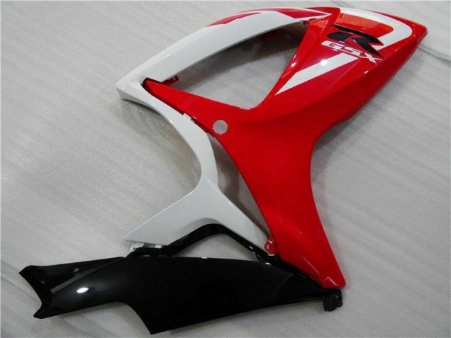 Rouge Blanc Carénage Suzuki GSXR 600 / 750 K6 2006-2007 Rouge Blanc Carénage Suzuki GSXR 600 / 750 K6 2006-2007