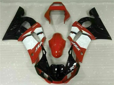 Rouge Blanc Carénage Yamaha R6 1998-2002