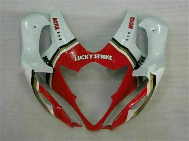 Rouge Blanc Carénages Suzuki GSXR 1000 K5 2005-2006 Rouge Blanc Carénages Suzuki GSXR 1000 K5 2005-2006