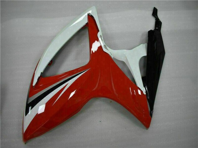 Rouge Blanc Carénages Suzuki GSXR 600 / 750 K6 2006-2007 Rouge Blanc Carénages Suzuki GSXR 600 / 750 K6 2006-2007
