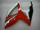 Rouge Blanc Carénages Suzuki GSXR 600 / 750 K6 2006-2007 Rouge Blanc Carénages Suzuki GSXR 600 / 750 K6 2006-2007