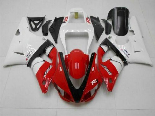 Rouge Blanc Carénages Yamaha R1 1998-1999 Rouge Blanc Carénages Yamaha R1 1998-1999