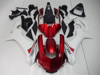 Rouge Blanc Carénages Yamaha R1 2015-2019