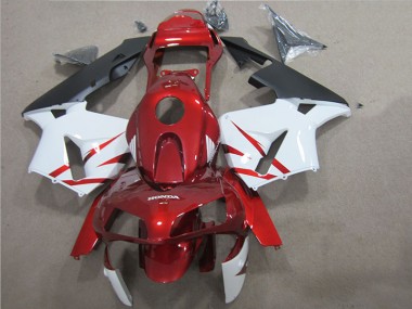 Rouge Blanc Carrosserie Honda CBR 600 RR 2005-2006