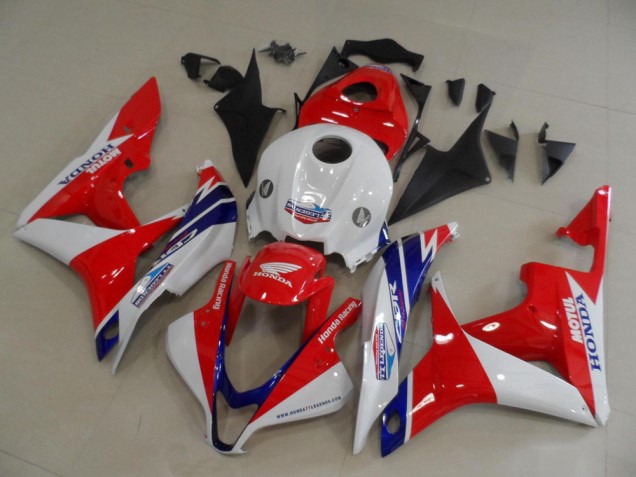 Rouge Blanc Carrosserie Honda CBR 600 RR 2007-2008 Rouge Blanc Carrosserie Honda CBR 600 RR 2007-2008