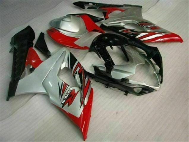 Rouge Blanc Carrosserie Suzuki GSXR 1000 K5 2005-2006 Rouge Blanc Carrosserie Suzuki GSXR 1000 K5 2005-2006