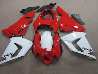 Rouge Blanc Ninja Carénage Kawasaki ZX10R 2003-2005