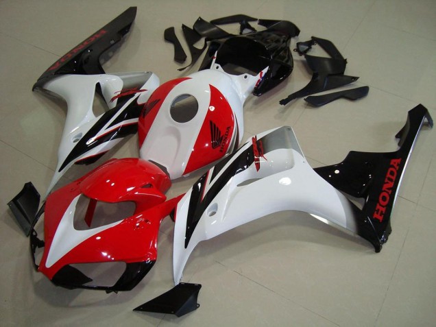 Rouge Blanc Noir Carénage Honda CBR 1000 RR 2006-2007 Rouge Blanc Noir Carénage Honda CBR 1000 RR 2006-2007