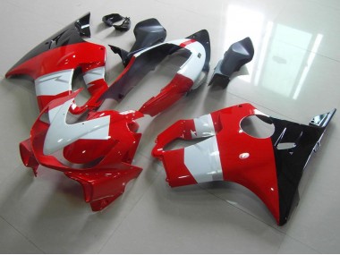 Rouge Blanc Noir Carénage Honda CBR 600 F4i 2004-2007